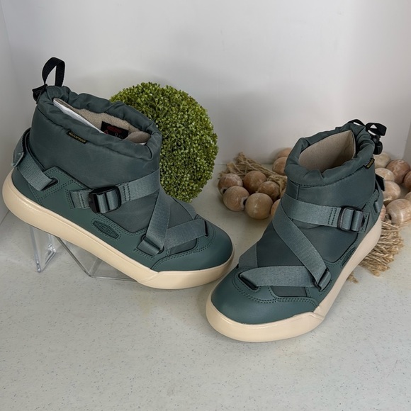 KEEN HOODZERRA WP Women's Boots 7 Dark Forest/Birch - Picture 2 of 12